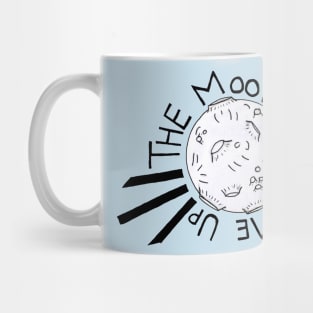 The Moon Woke Me Up Illustration Mug